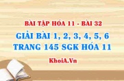 Bài tập Ankin: Giải bài tập 1, 2, 3, 4, 5, 6 trang 145 SGK Hóa 11 bài...